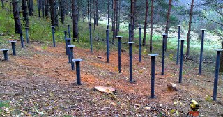 Свайный фундамент Топки. Заказать под ключ цена от 2093 руб